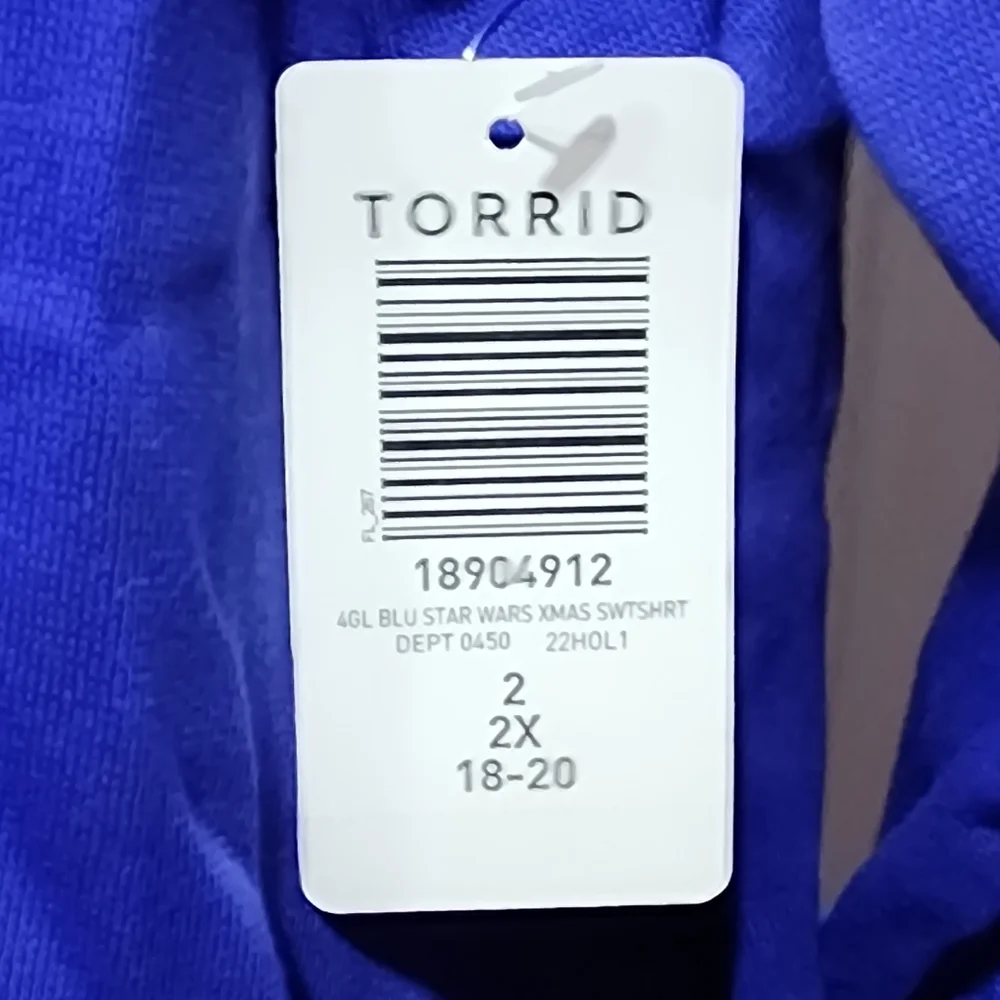 Torrid Star Wars Xmas Sweatshirt - Picture 4 of 7